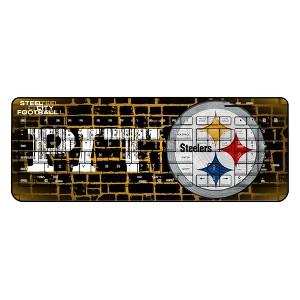 NFL AFC Teams Brick Wall Wireless USB Keyboard - 1 of 4
