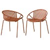 Yinvani Patio Dining Chairs, Stackable Chairs with Breathable Design, 2Pcs - 2 of 4