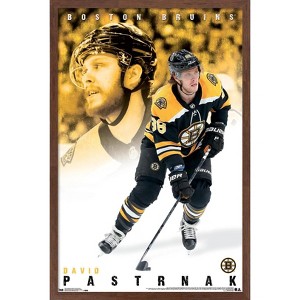 Trends International NHL Boston Bruins - David Pastrnák 19 Framed Wall Poster Prints - 1 of 4