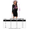 Coolmee Women Maternity Square Neck Long Sleeve Chest Hollow Knit Bodycon Wrap Midi Dress For Photoshoot Baby Shower - 4 of 4