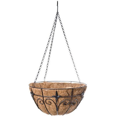 Panacea Steel Hanging Basket Black