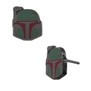 Adult Star Wars Boba Fett Helmet Stud Earrings - 1 of 1