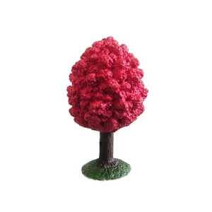 Collectible Wildlife Gifts | Red Maple Tree Plastic Replica 2 inches tall - F3117 B226 - 1 of 1