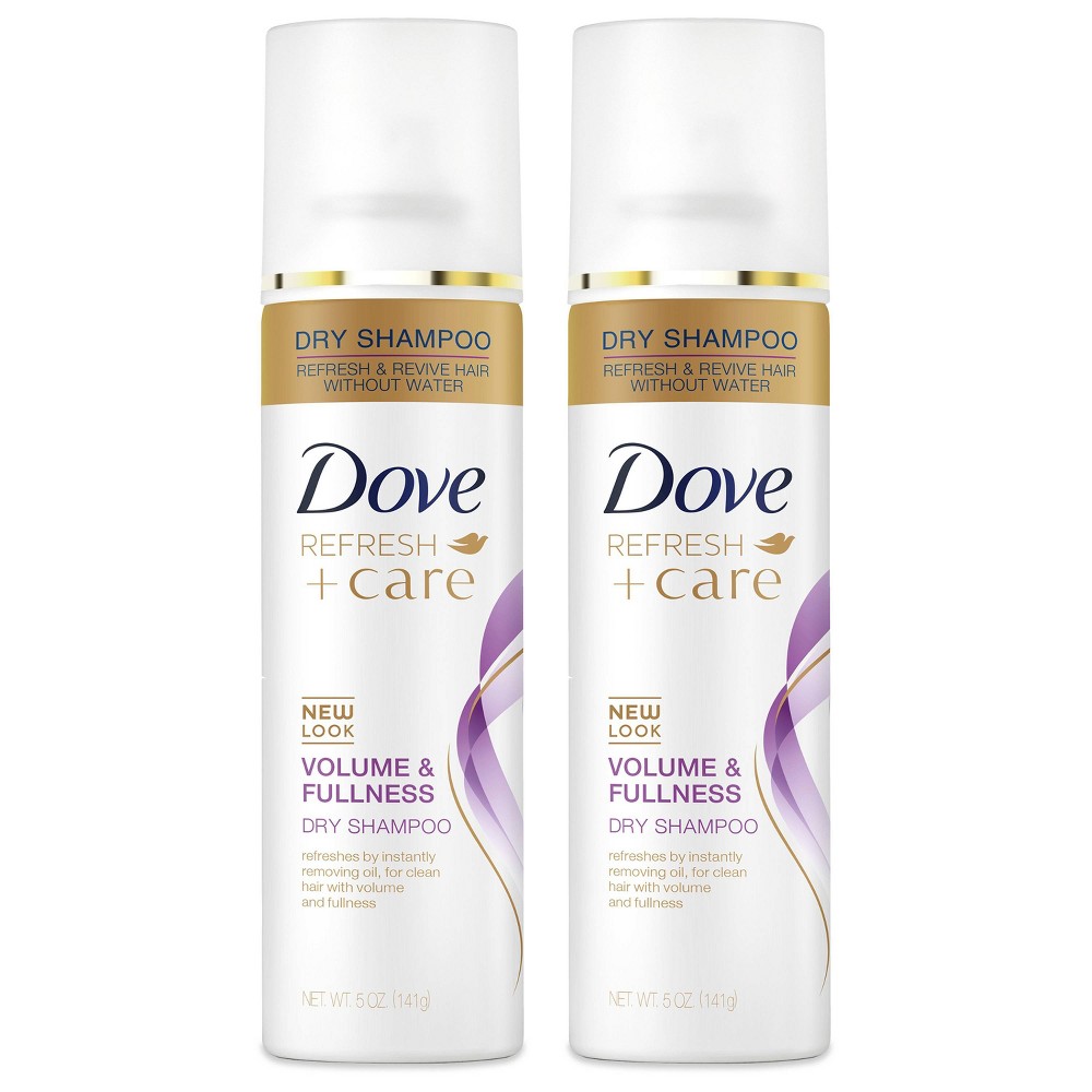 Dove Beauty Refresh + Care Volume & Fullness Dry Shampoo - 2pk/5oz each