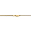 Black Bow Jewelry 1mm 14k Yellow Gold Octagonal Box Chain Necklace - 4 of 4