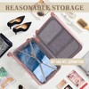 YONWAY Hardside Luggage Sets,3 pcs Spinner Suitcase,ABS Lightweight Suitcase,Carry on Suitcase,with Cup Holder & USB Port & Phone Holder - 2 of 4