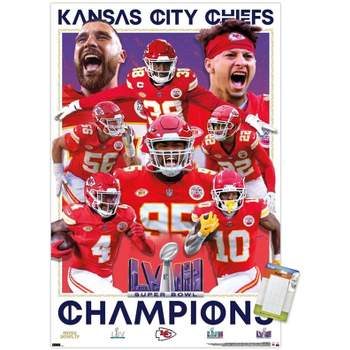 Trends International NFL Kansas City Chiefs - Super Bowl LVIII Champions Unframed Wall Poster Prints