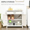 NicBex Farmhouse Sideboard Cabinet with Storage Kitchen Buffet Cabinet with 2 Doors and Drawer for Kitchen,Living Room - 4 of 4