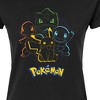 Women's - Pokémon - Pokémon Round Group Fitted Graphic T-Shirt - 2 of 3