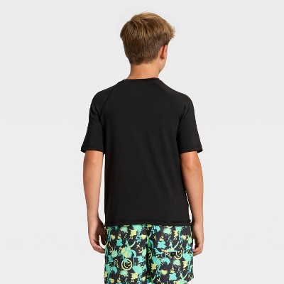 Детские купальники Art Class Boys' Rash Guard Top - art class™ Black S — фото 2