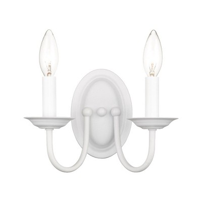 Livex Lighting Home Basics 2 - Light Wall Light in  White