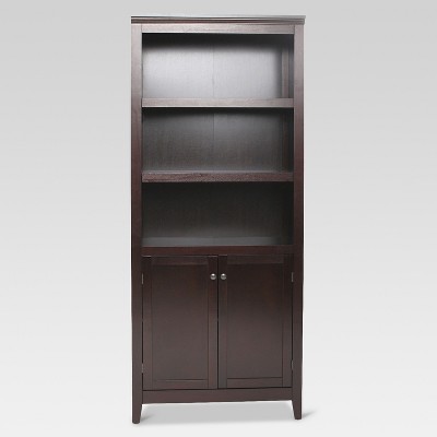 target bookcases espresso