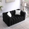 Boucle Marshmallow 2-Seater Sofa, Plush Multi-Density Cushions, Modern & Traditional Living Room Couch - 3 of 4
