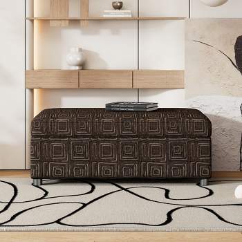 Full Size Linen Folding Ottoman Sleeper Bed with Mattress Convertible Guest Bed - ModernLuxe