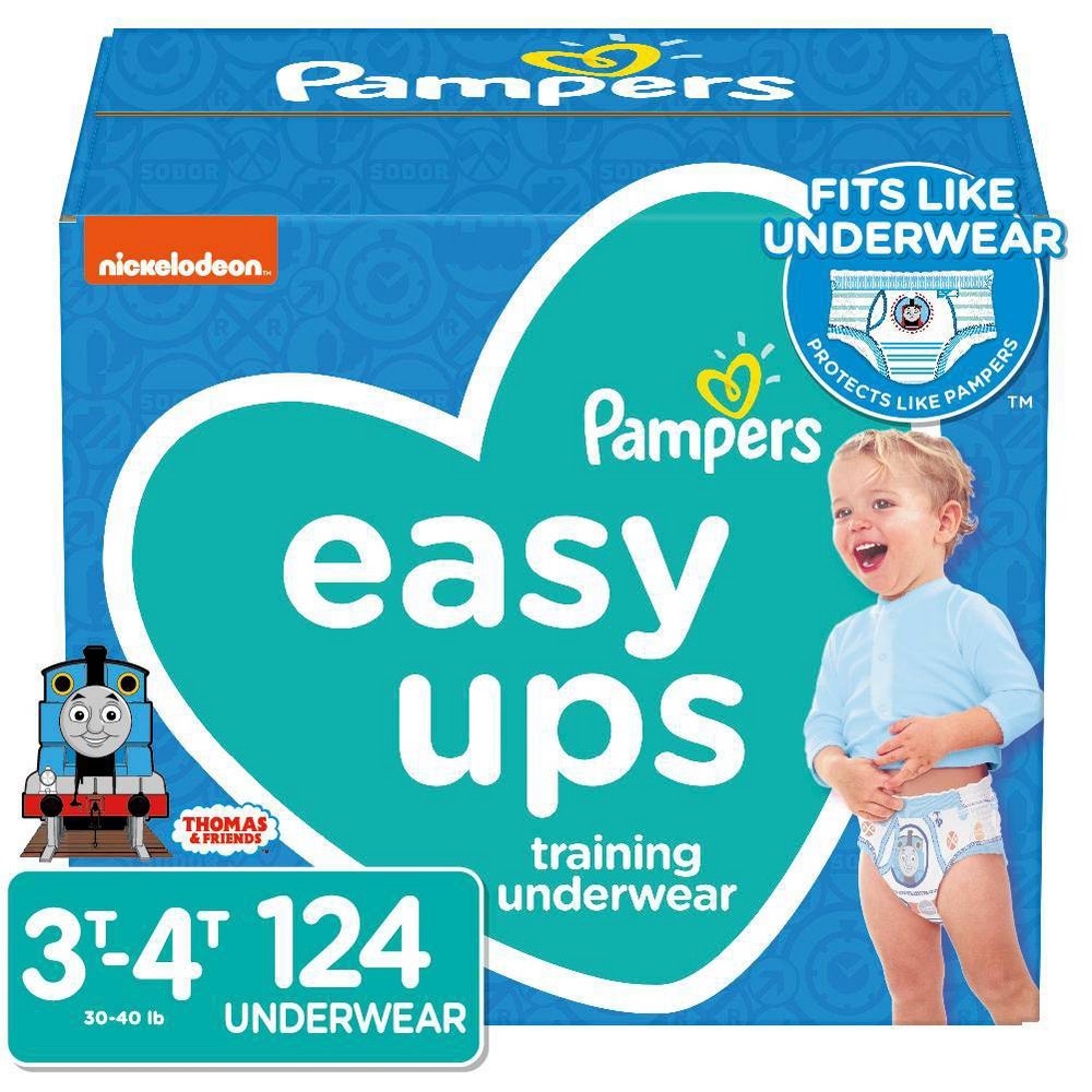 UPC 037000764397 product image for Pampers Easy Ups Boys Training Pants OMG Pack 3T-4T (124ct) | upcitemdb.com