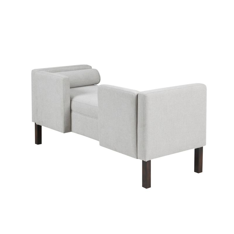Blakely Upholstered Accent Bench Gray - Madison Park, 5 of 12