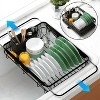 LunaLulinlk Dish Drying Rack with a Cutlery Holder for Kitchen Counter and Sink - 2 of 4