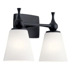 Kichler Lighting Cosabella 2 - Light Vanity in  Black - 1 of 4