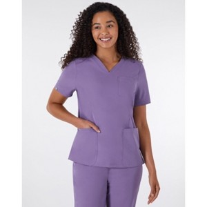 Hanes Comfort Fit Scrubs Women's Rib Back Scrub Top - 1 of 4