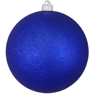 Christmas by Krebs KBX26002 in & Outdoor Shatterproof Christmas Ball Ornament 8-Inch Black Glitter