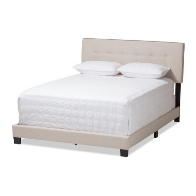 Audrey Modern And Contemporary Fabric Upholstered Bed - Baxton Studio ...