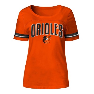 New Era Women's Baltimore Orioles Black T-Shirt