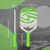 Aukfa Carbon Fiber Pickleball Paddle – 14mm Polypropylene Honeycomb Core, UV Matte Finish, Hot Press Molded, Lightweight Pro Racket - 3 of 4
