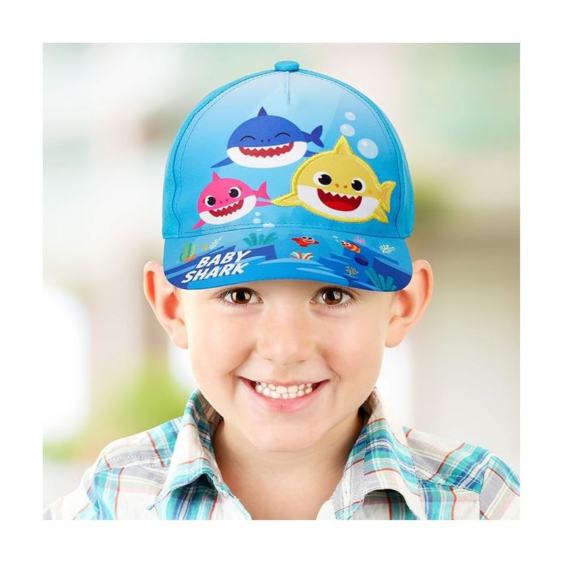 Baby Shark Boy's Baseball Cap, Curved Brim Hat for Toddlers Ages 2-4, 2 of 4