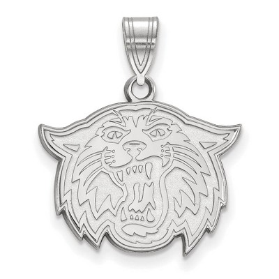 Black Bow Jewelry 14k White Gold Villanova Wildcats NCAA Medium Pendant