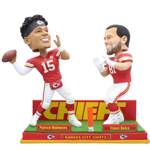 Forever Collectibles Kansas City Chiefs Patrick Mahomes Travis Kelce Dual Nfl Resin Bobblehead Set Target