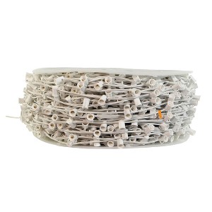 Vickerman 1000' C7 Socket String with 2000 C7 Sockets on SPT1 18 Gauge White Wire - 1 of 1