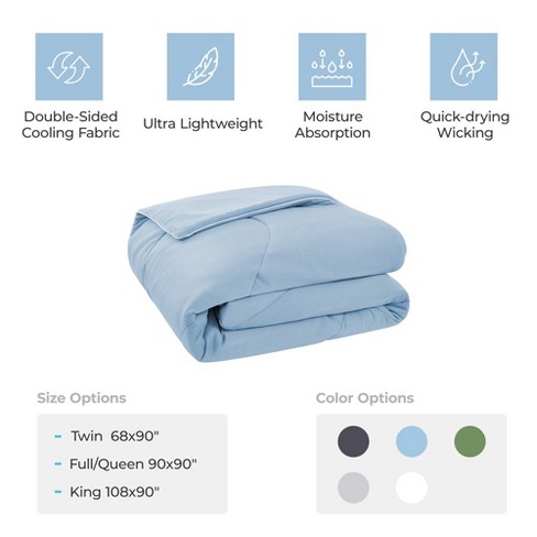 Peace Nest Lightweight Breathable Cooling Blanket for Hot Sleepers, Cool Touch Summer Comforter - image 1 of 3