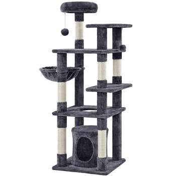 Yaheetech 56.5inch Multilevel Cat Tree Cat Tower with Scratching Posts