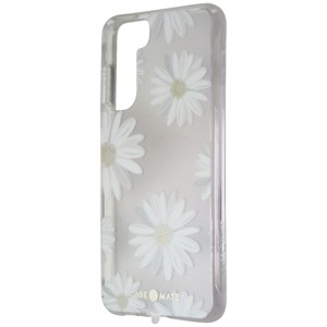 Case-Mate Prints Hardshell Case for Samsung Galaxy S21 5G - Glitter Daisies - 1 of 3