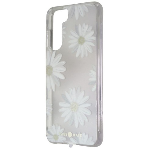 Case-Mate Prints Hardshell Case for Samsung Galaxy S21 5G - Glitter Daisies - image 1 of 3