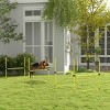 4 Piece Dog Agility Training Equipment with Adjustable Jump Bars,Portable Dog Agility Course Set with Carry Bag for Outdoor Exercise - LAOTIES - 2 of 4