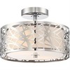 Quoizel Lighting Abode 2 - Light Semi-Flush Mount in  Polished Chrome - 4 of 4