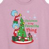 Women's - Dr. Seuss - Christmas Is A Family Thing Graphic Racerback Tank - 2 of 4