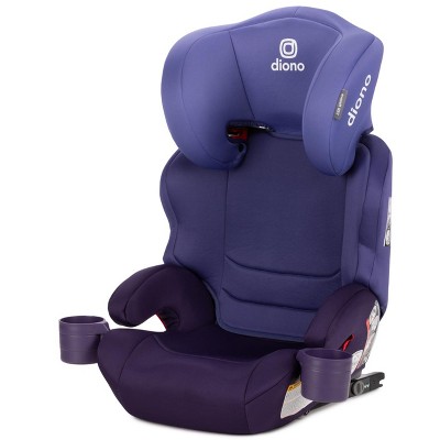 Diono Everett NXT Rigid Latch High Back Booster Car Seat, Purple Wildberry