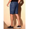 INSPIRE CHIC Men's Metallic Above Knee Clubwear Sparkly Sequins Shorts - 3 of 4