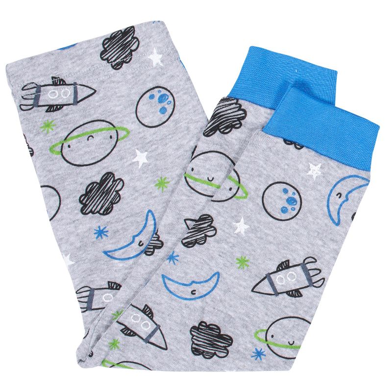 Gerber Infant & Toddler Boys' Snug Fit Cotton Pajamas, 4-Piece Set, 4 of 10