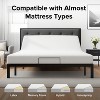 GDFStudio Jones Head Foot Massage Adjustable Bed Base with Wireless Remote, Charging Port and  LED Night Light - 2 of 4