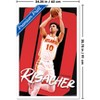 Trends International NBA Atlanta Hawks - Zaccharie Risacher 25 Framed Wall Poster Prints - 3 of 4