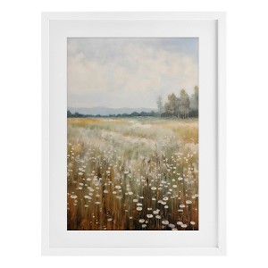 Stupell Industries A Field Of Wildflowers Framed Print Under Glass Art - 1 of 4