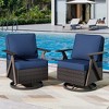 UPTION Polyethylene (PE) Wicker Outdoor Patio Sofa with Cushions - 4 of 4