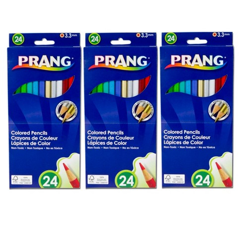Prang Colored Pencils, Assorted Colors, Set of 24