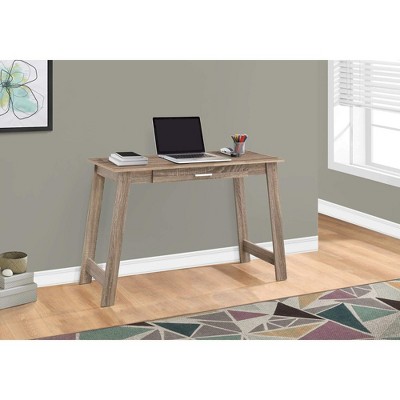 Monarch Specialties Computer Desk Home Office Laptop Storage Drawers Work Laminate Brown Contemporary Modern