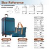 3pcs Hardshell Luggage Sets, 20/24/28 IN Suitcase with 2 Bags, TSA Lock, Spinner Wheels -ModernLuxe - 3 of 4