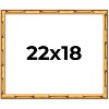 PosterPalooza | 22x18 Bamboo Picture Frame, UV Acrylic, 4 Finishes - Brown, Black, Gold, and Natural - 2 of 4