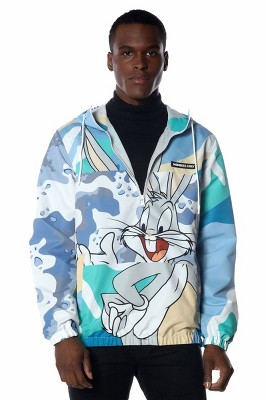 Members Only Men's Bugs Patchwork Windbreaker Jacket